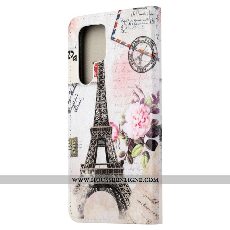 Housse Samsung Galaxy S24 Ultra 5G Tour Eiffel Vintage