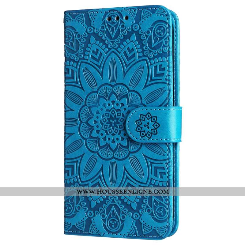 Housse Samsung Galaxy S245G Mandala Flamboyant à Lanière