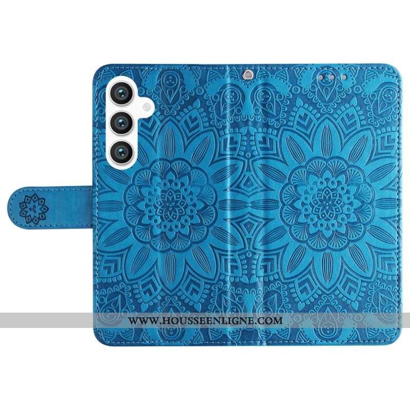 Housse Samsung Galaxy S245G Mandala Flamboyant à Lanière