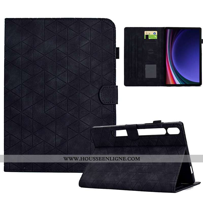 Housse Samsung Galaxy Tab S9 Motif Géométrique