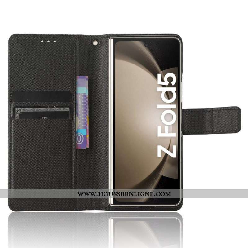 Housse Samsung Galaxy Z Fold 5 Dots à Lanière