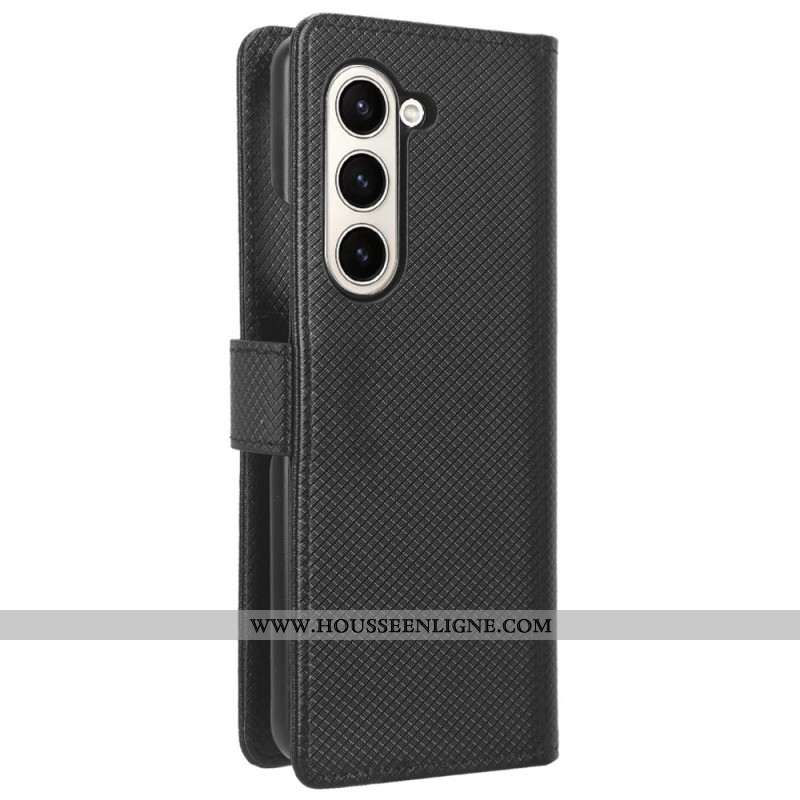 Housse Samsung Galaxy Z Fold 5 Dots à Lanière