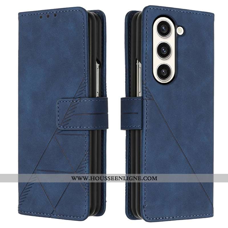 Housse Samsung Galaxy Z Fold 5 Motif Triangles