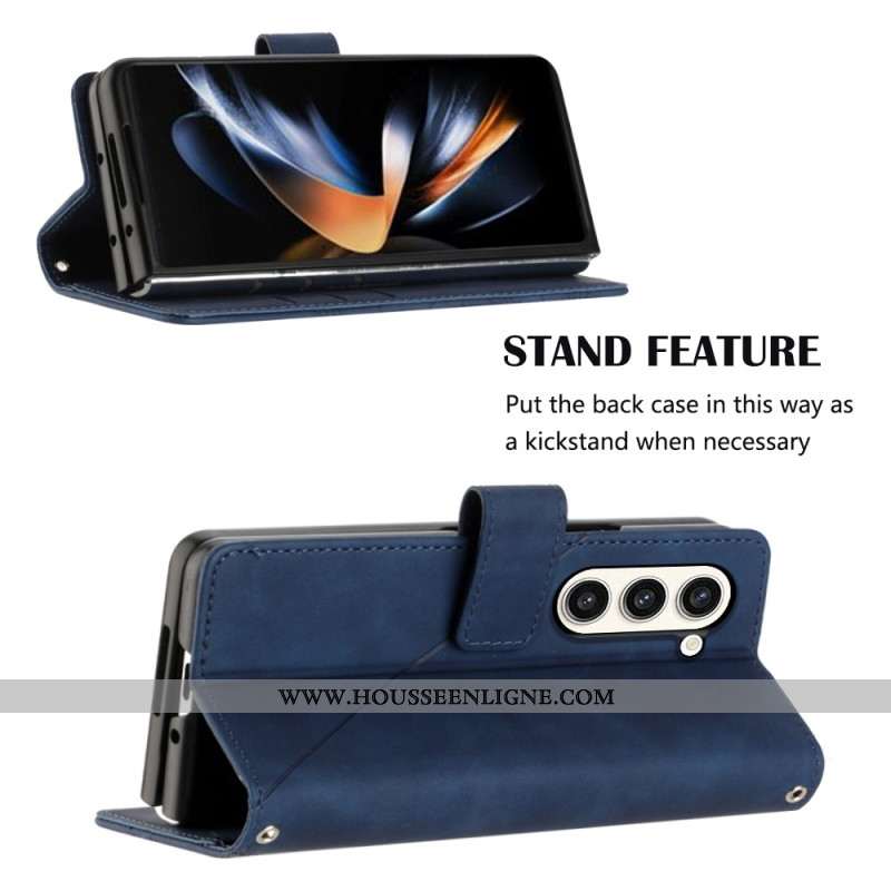 Housse Samsung Galaxy Z Fold 5 Motif Triangles