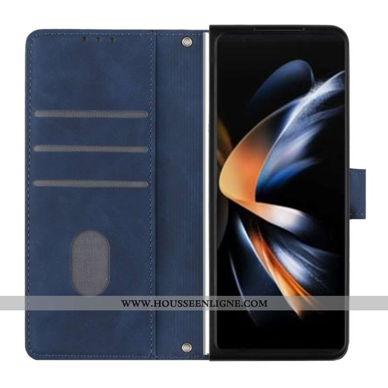 Housse Samsung Galaxy Z Fold 5 Motif Triangles