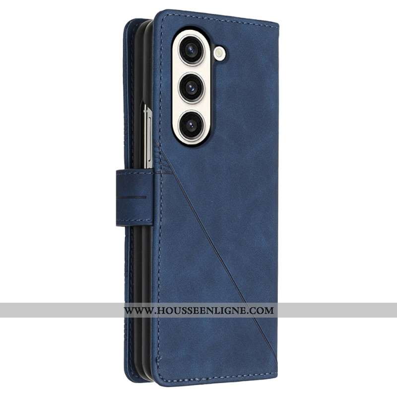 Housse Samsung Galaxy Z Fold 5 Motif Triangles