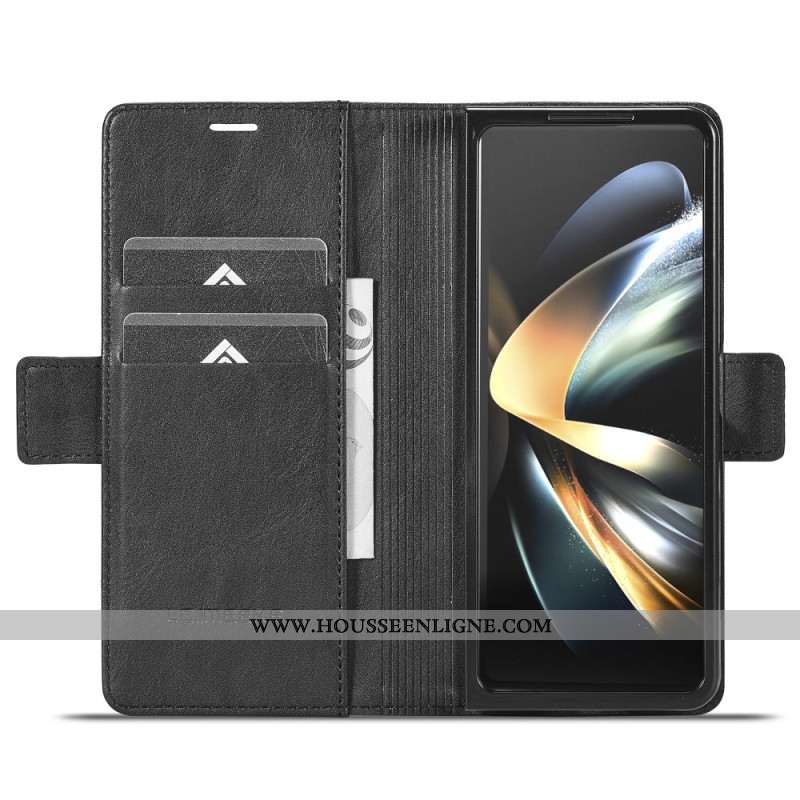 Housse Samsung Galaxy Z Fold 5 Style Cuir RFID LC.IMEEKE