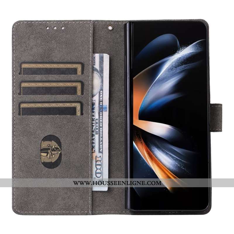 Housse Samsung Galaxy Z Fold 6 5G Blocage RFID et Lanière