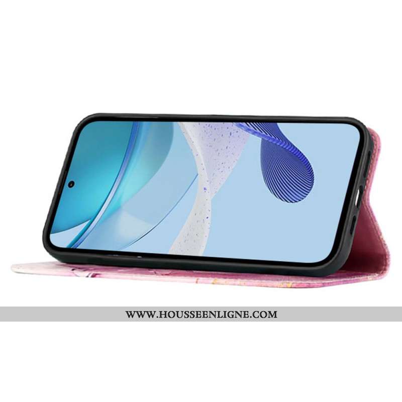 Housse Samsung Galaxy Z Fold 6 Marbre à Bandoulière