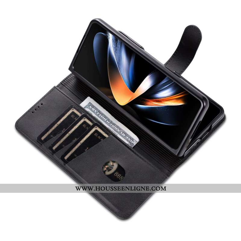 Housse Samsung Galaxy Z Fold 6 Style Cuir AZNS