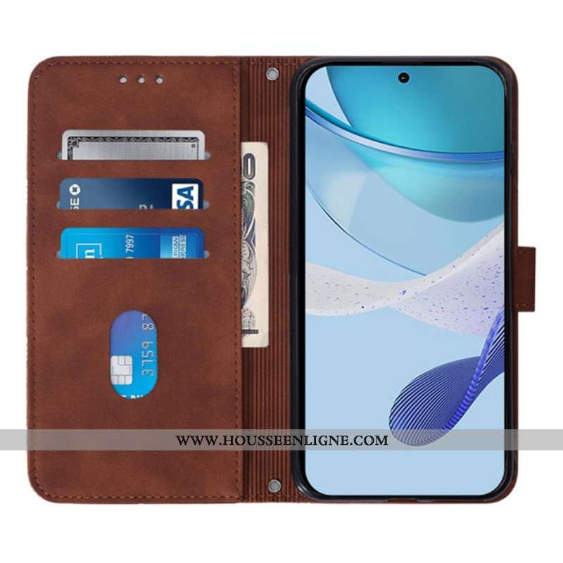 Housse Samsung Galaxy Z Fold 6 Triangles à Bandoulière