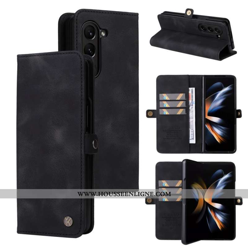 Housse Samsung Galaxy Z Fold 6 Vintage YIKATU