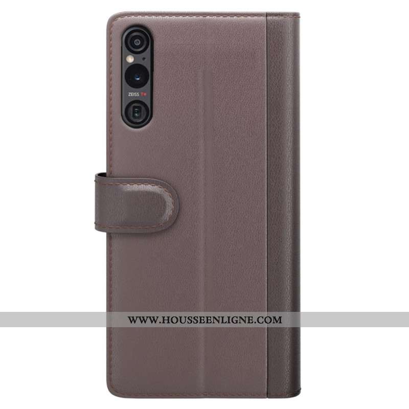 Housse Sony Xperia 1 VI Cuir Véritable