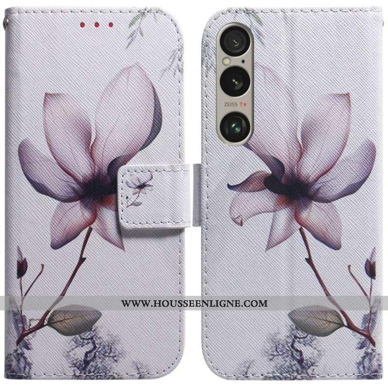 Housse Sony Xperia 1 VI Fleur Rose