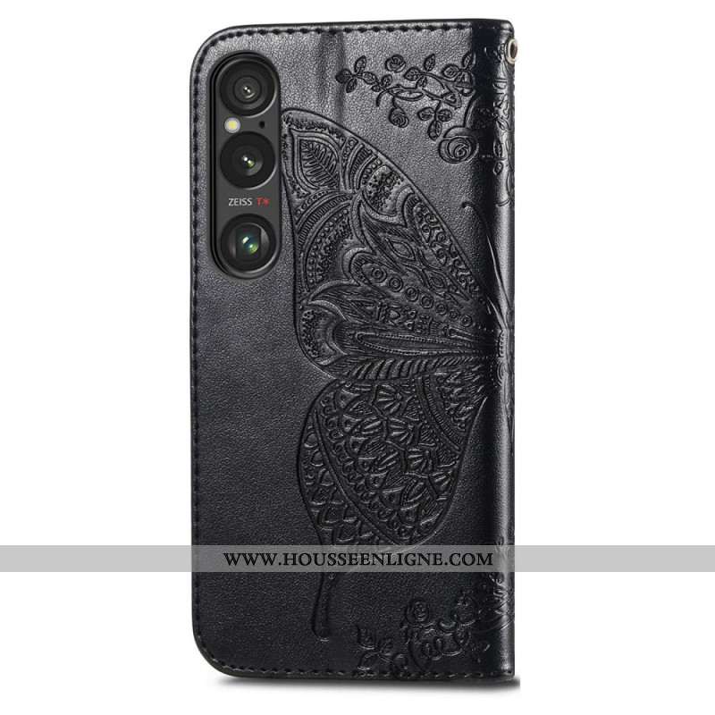 Housse Sony Xperia 1 VI Papillon Baroque