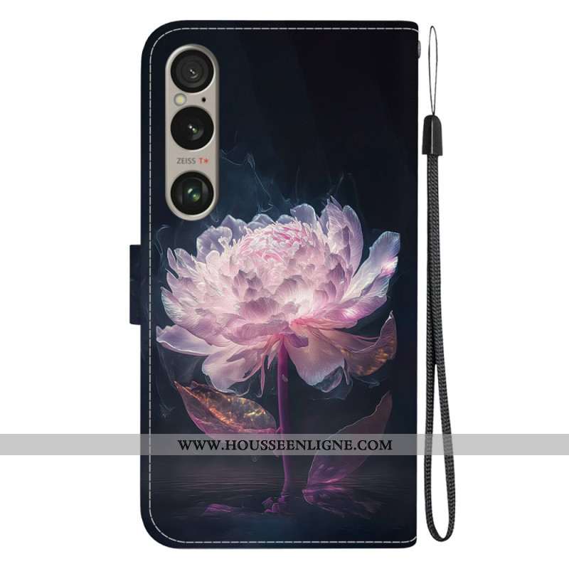 Housse Sony Xperia 1 VI Pivoine Pourpre