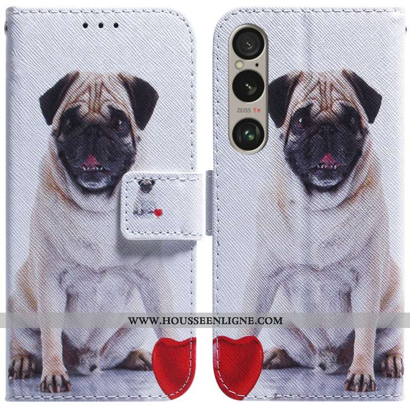 Housse Sony Xperia 1 VI Pug Dog