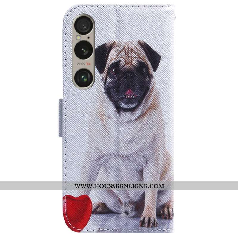 Housse Sony Xperia 1 VI Pug Dog