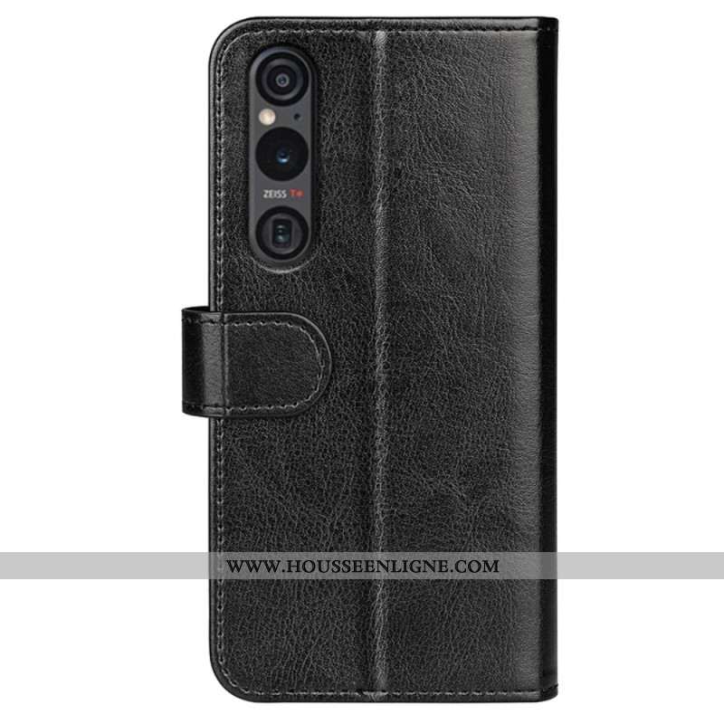 Housse Sony Xperia 1 VI Simili Cuir Vintage