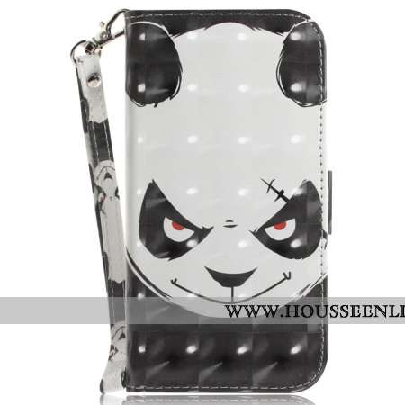 Housse Sony Xperia 10 VI Angry Panda à Lanière