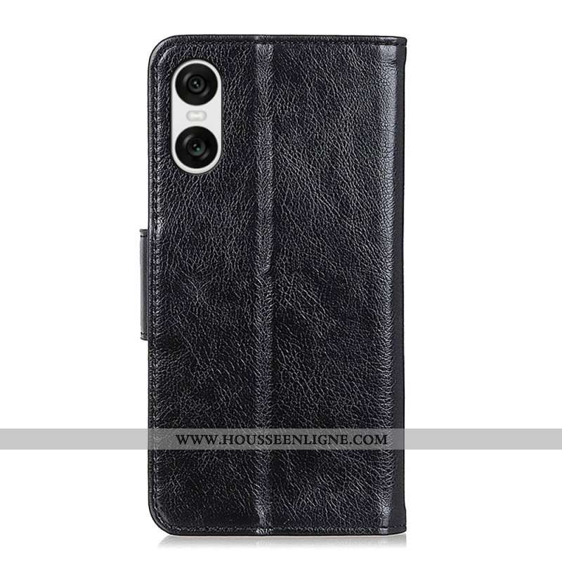 Housse Sony Xperia 10 VI Cuir Nappa Texturé