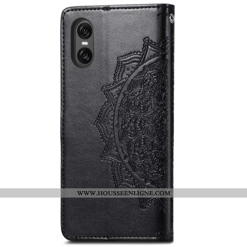 Housse Sony Xperia 10 VI Mandala Baroque à Lanière