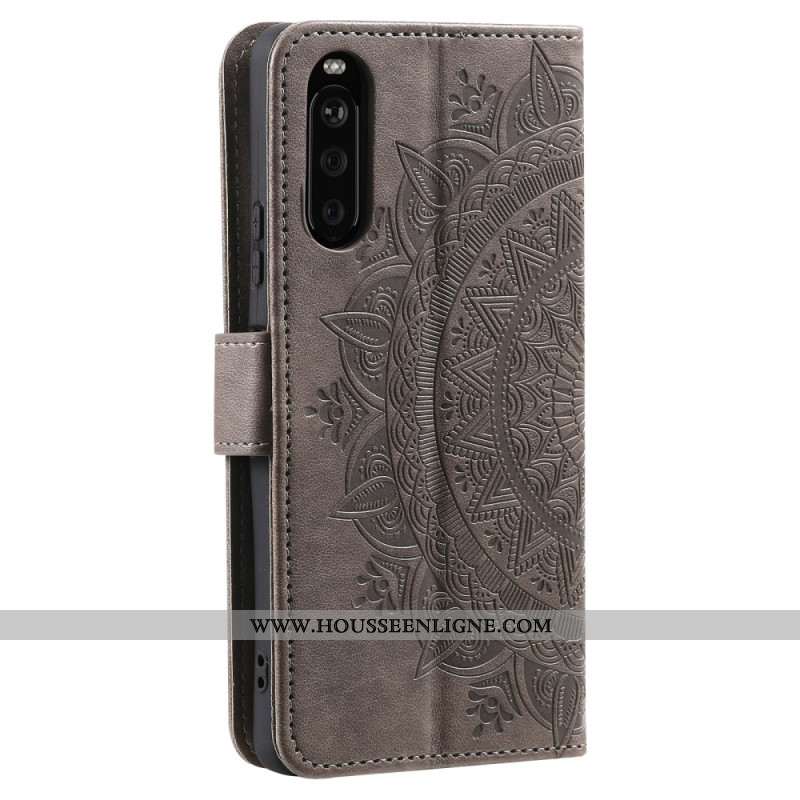 Housse Sony Xperia 10 VI Motif Mandala à Lanière