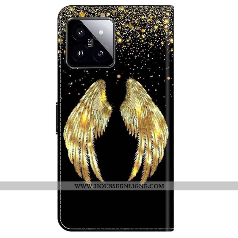 Housse Xiaomi 14 Ailes d'Or