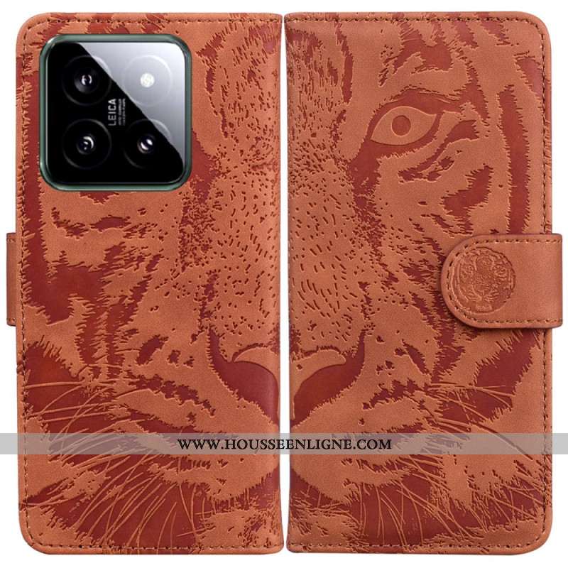 Housse Xiaomi 14 Empreinte Tigre