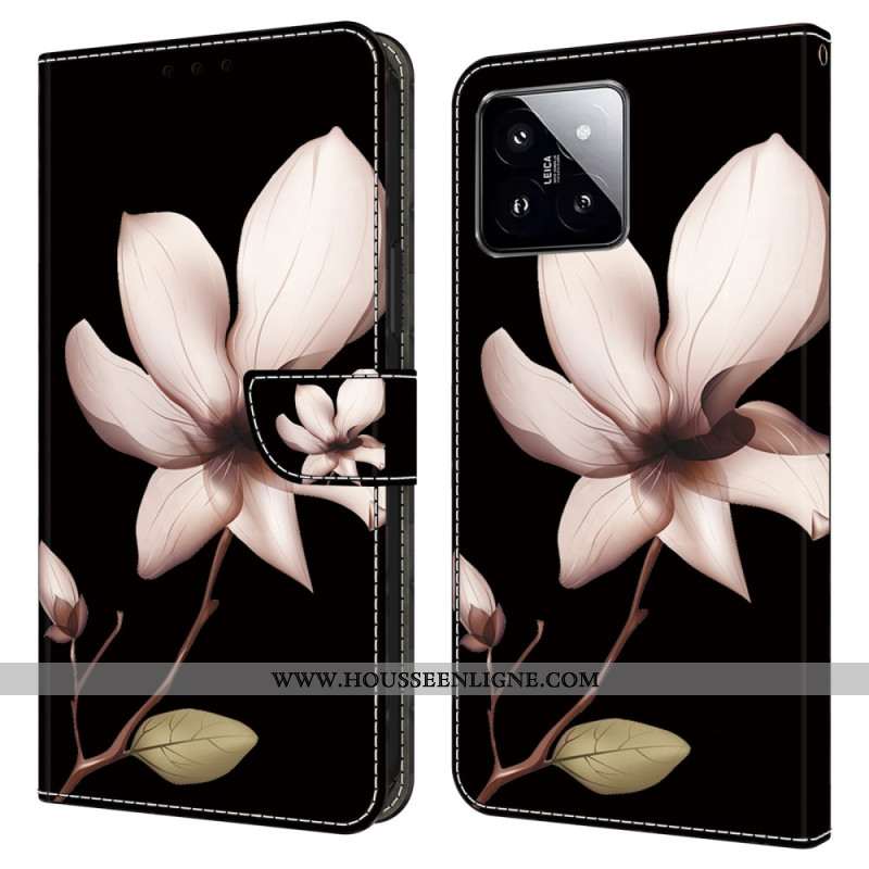 Housse Xiaomi 14 Fleur Rose