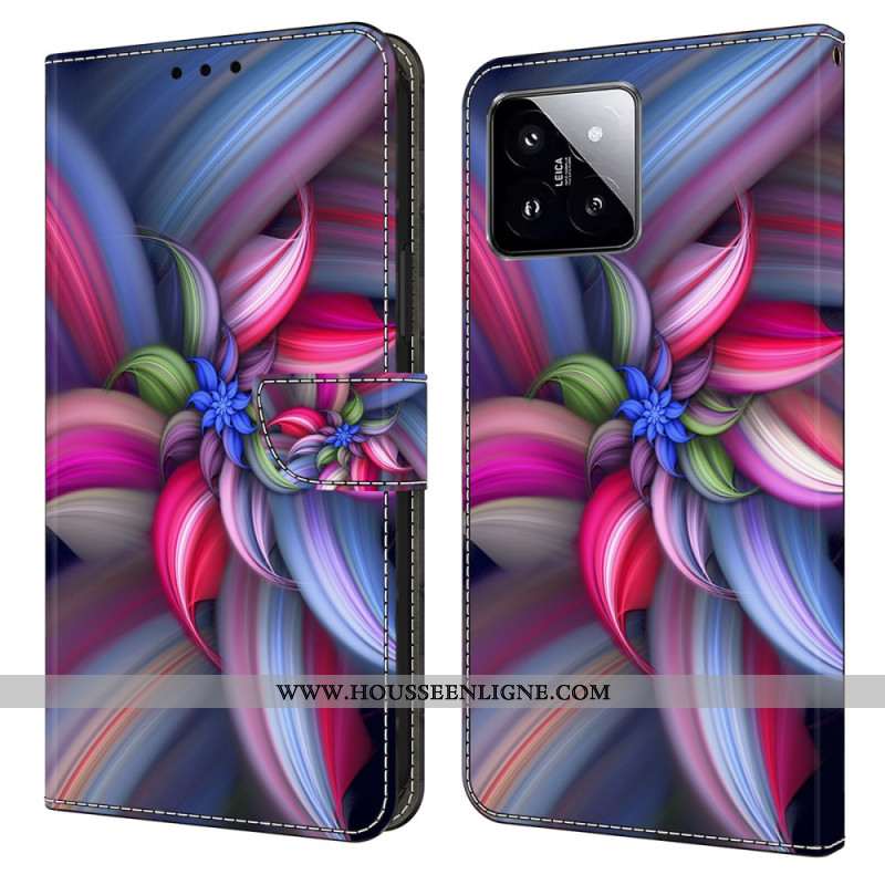 Housse Xiaomi 14 Fleurs Colorées