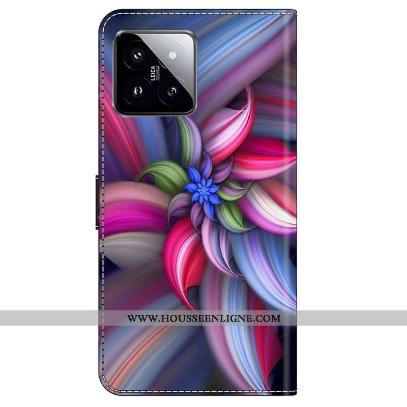 Housse Xiaomi 14 Fleurs Colorées