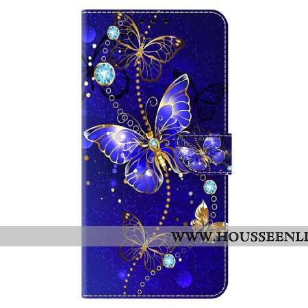 Housse Xiaomi 14 Papillons Diamants