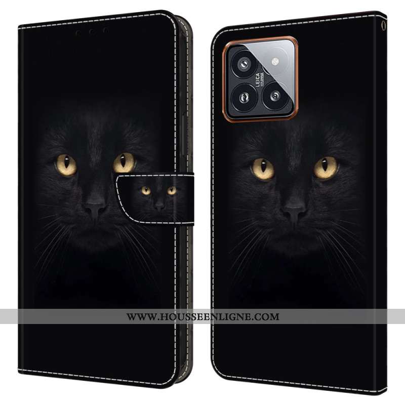 Housse Xiaomi 14 Pro Chat Noir