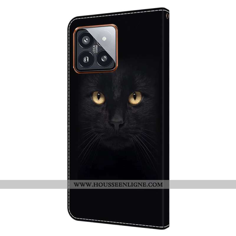 Housse Xiaomi 14 Pro Chat Noir