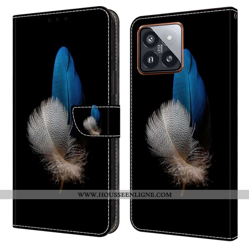 Housse Xiaomi 14 Pro Deux Plumes