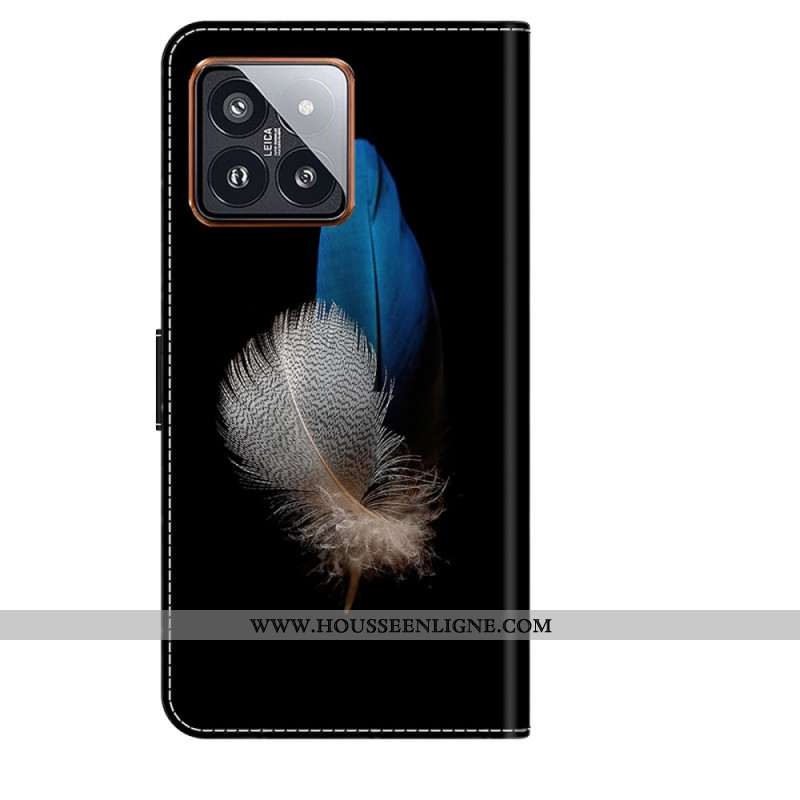 Housse Xiaomi 14 Pro Deux Plumes