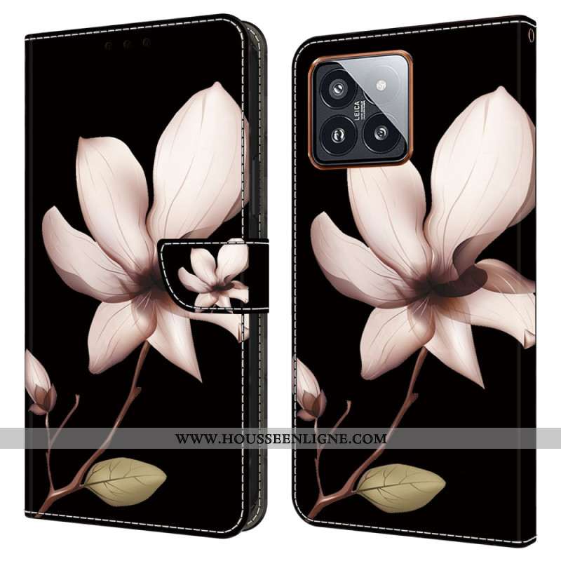 Housse Xiaomi 14 Pro Fleur Rose