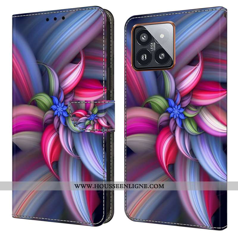 Housse Xiaomi 14 Pro Fleurs Colorées