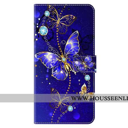 Housse Xiaomi 14 Pro Papillons Diamants