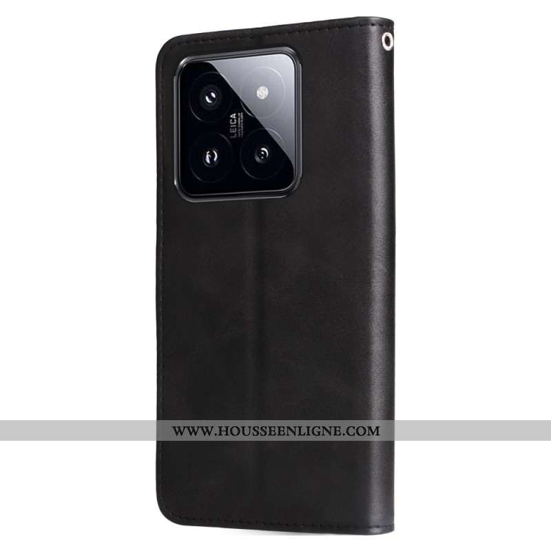 Housse Xiaomi 14 Pro Porte-Monnaie Frontal