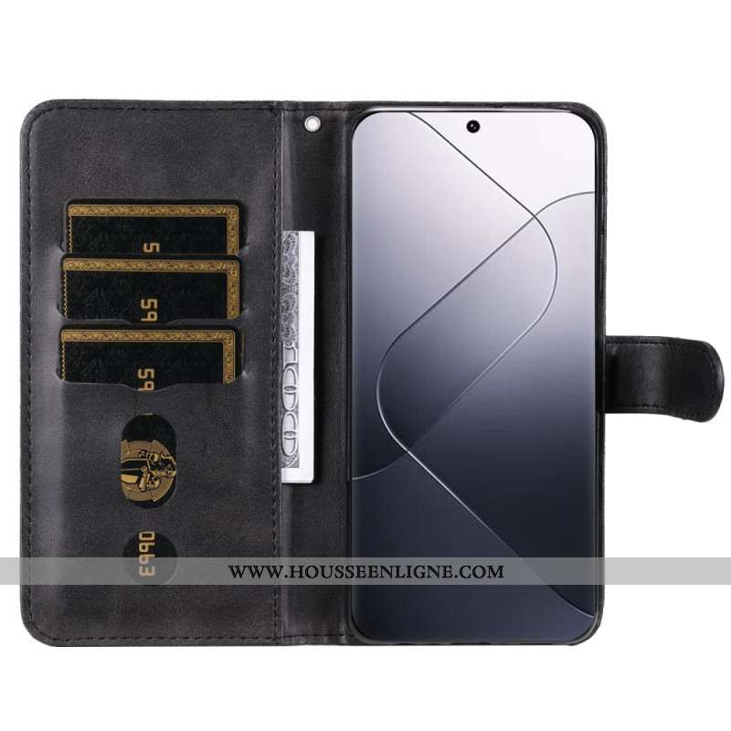 Housse Xiaomi 14 Pro Porte-Monnaie Frontal