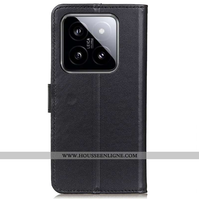 Housse Xiaomi 14 Pro Simili Cuir Simple