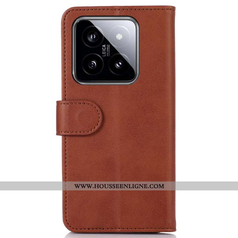 Housse Xiaomi 14 Pro Style Cuir Classique