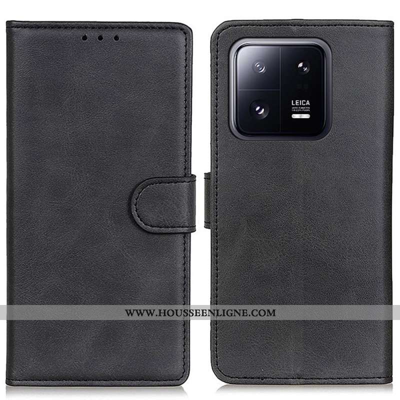 Housse Xiaomi 14 Simili Cuir Mat