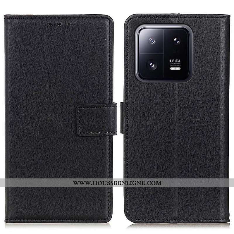 Housse Xiaomi 14 Simili Cuir Simple