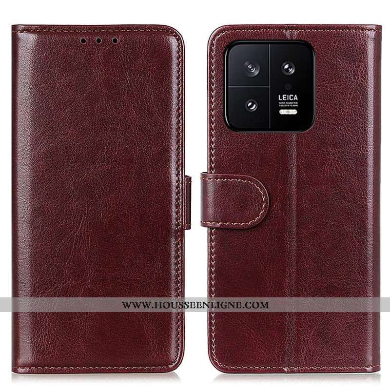 Housse Xiaomi 14 Simili Cuir Verni