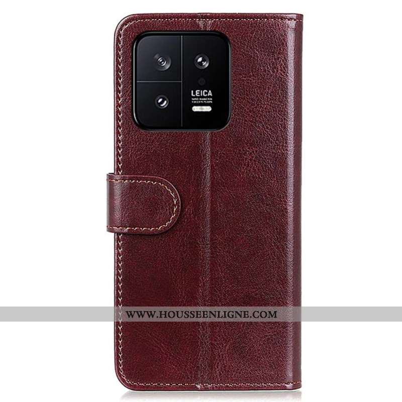 Housse Xiaomi 14 Simili Cuir Verni