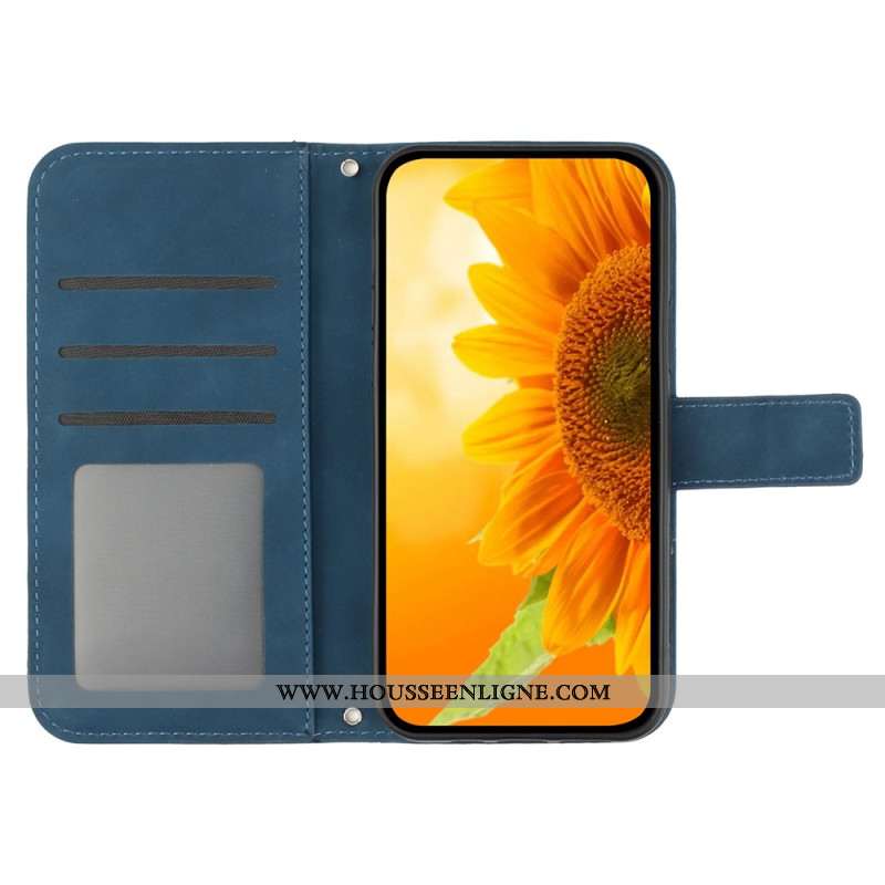 Housse Xiaomi 14 Tournesol à Lanière