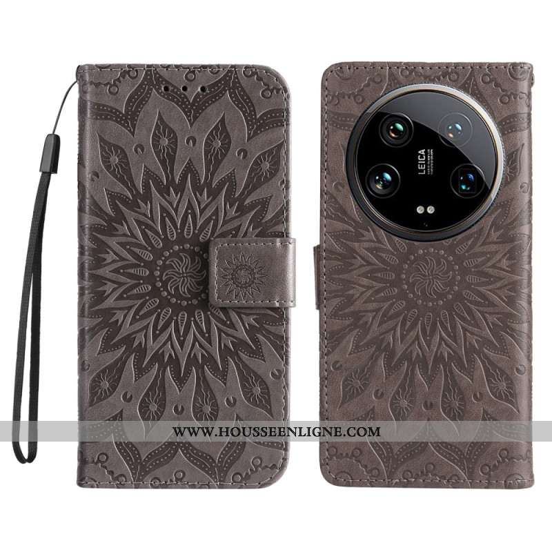 Housse Xiaomi 14 Ultra Mandala à Lanière